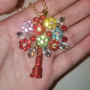 Betsey Johnson Bouquet Necklace